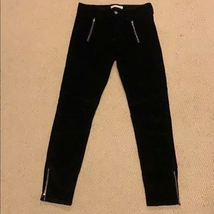 Banana Republic Velvet & Corduroy Black Pants